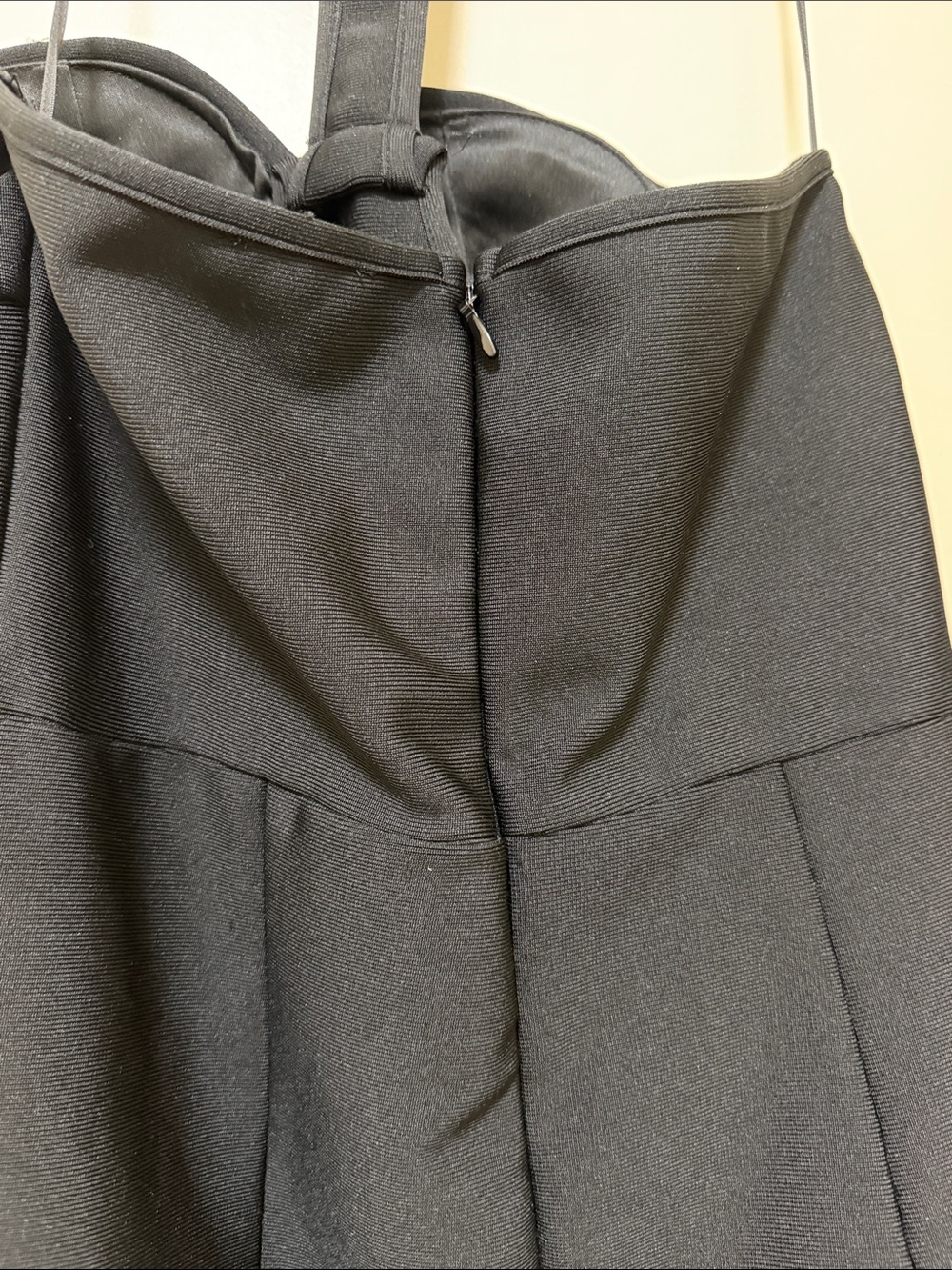 Black Cutout Halter Evening Gown - Picture 4 of 6